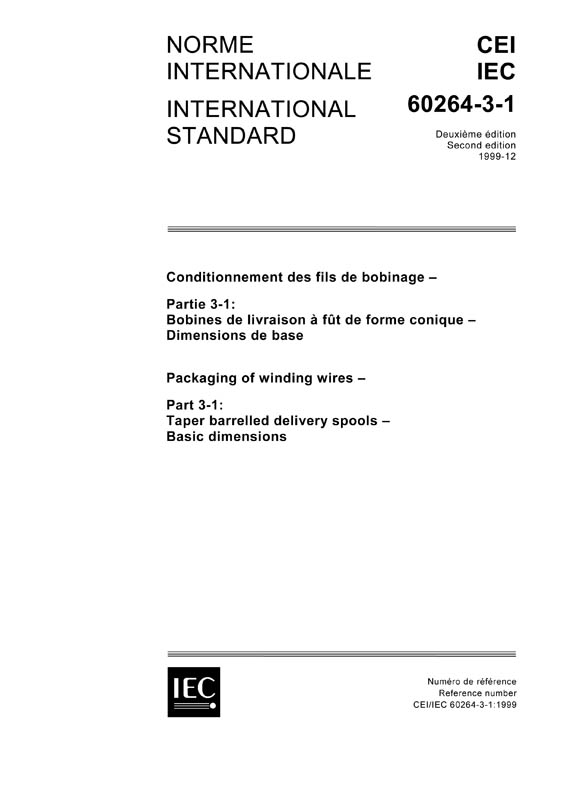 Cover IEC 60264-3-1:1999